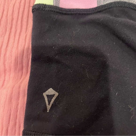 Ivivva Black Shorts with Pink and Gray Waistband reversible - Picture 3 of 8